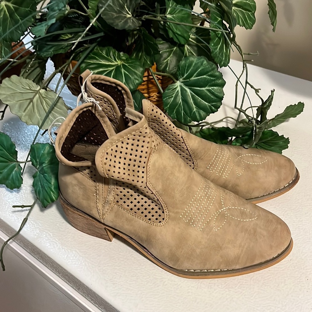 Tan boots